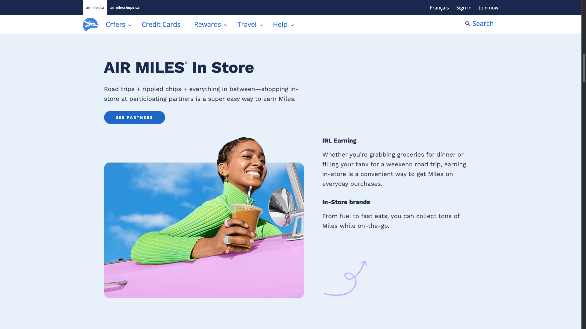 Air Miles Landing Portal, How to Earn