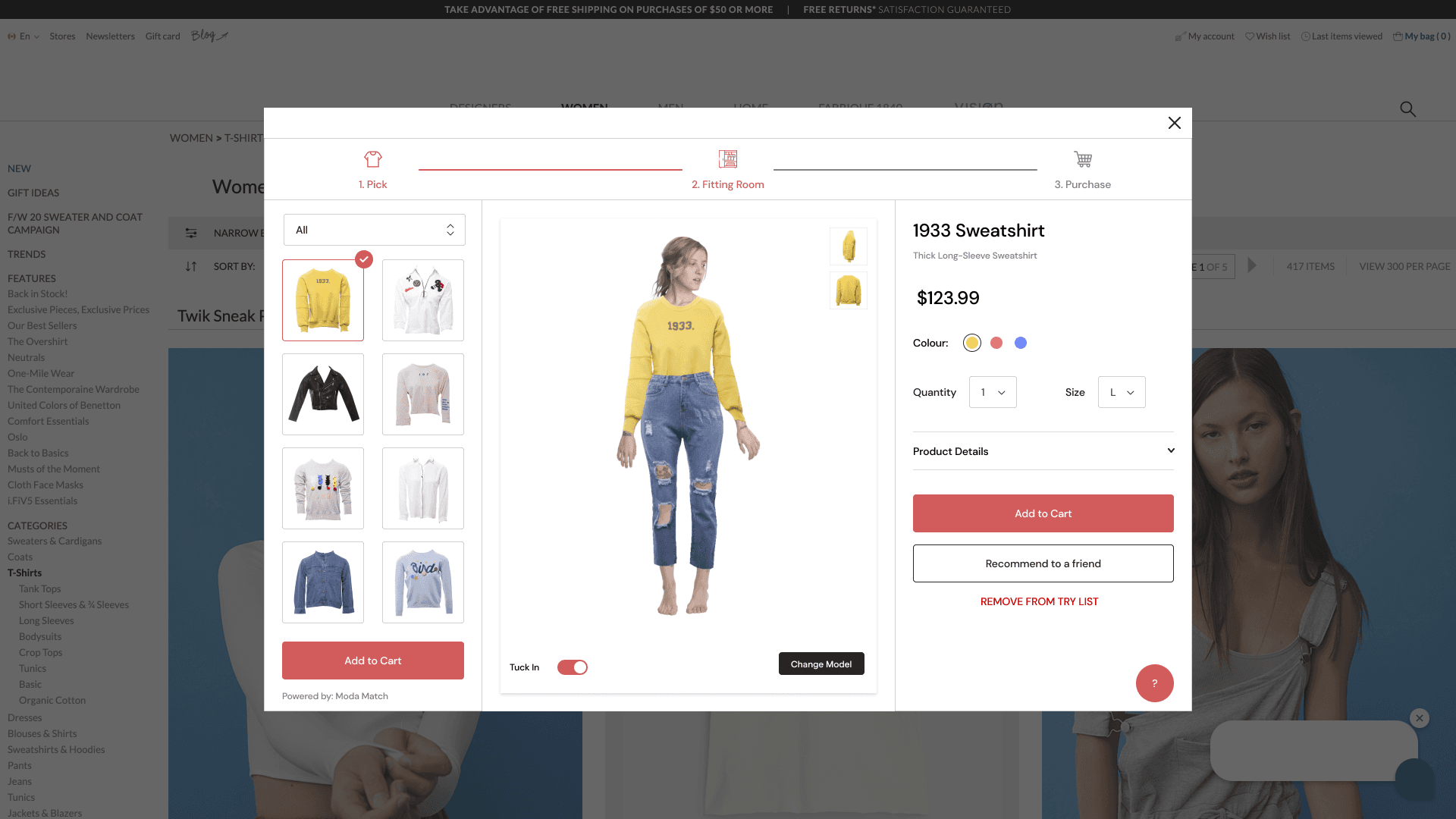 Moda Match - Virtual Fitting Room