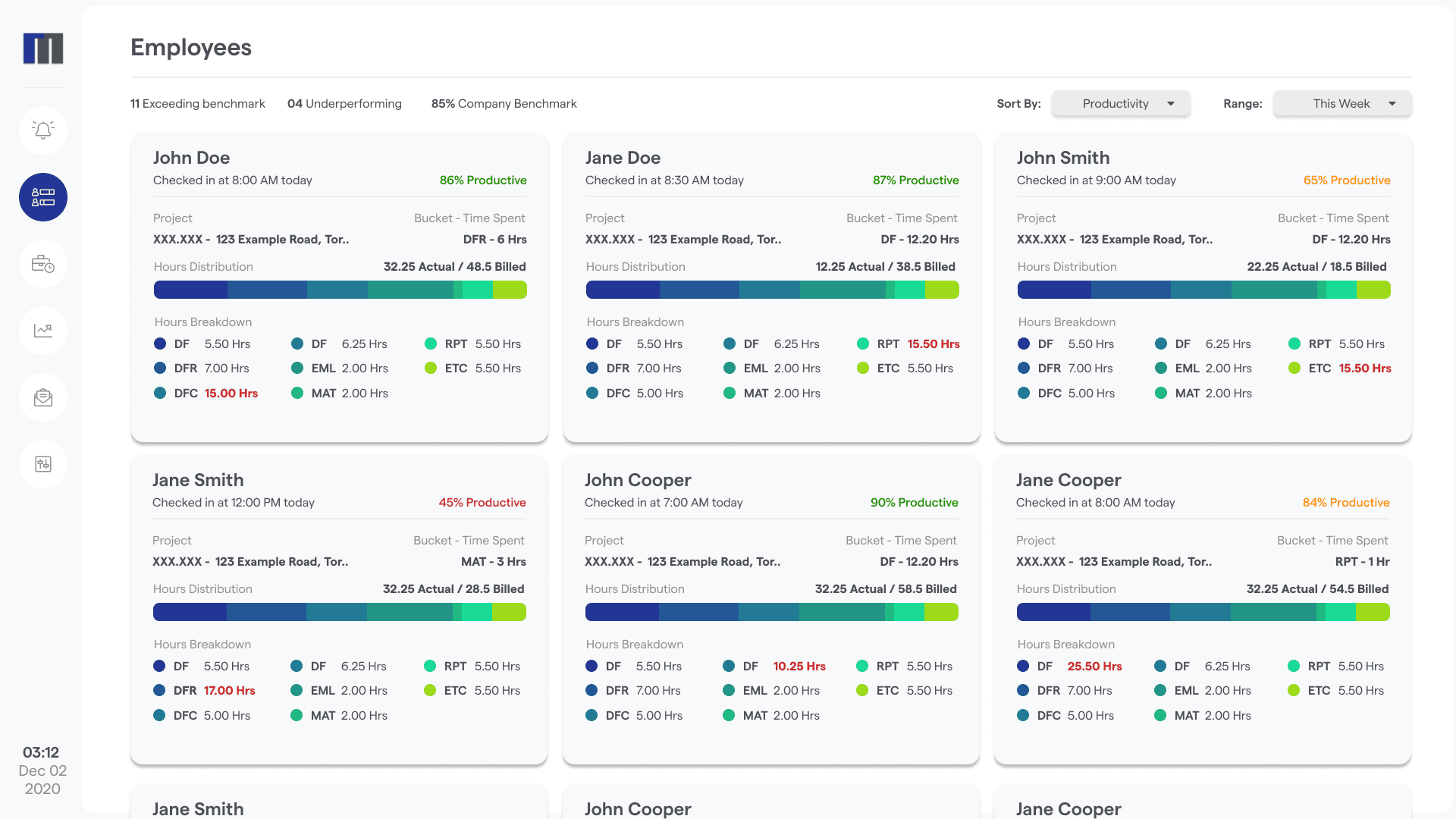 RocMar Employee Dashboard