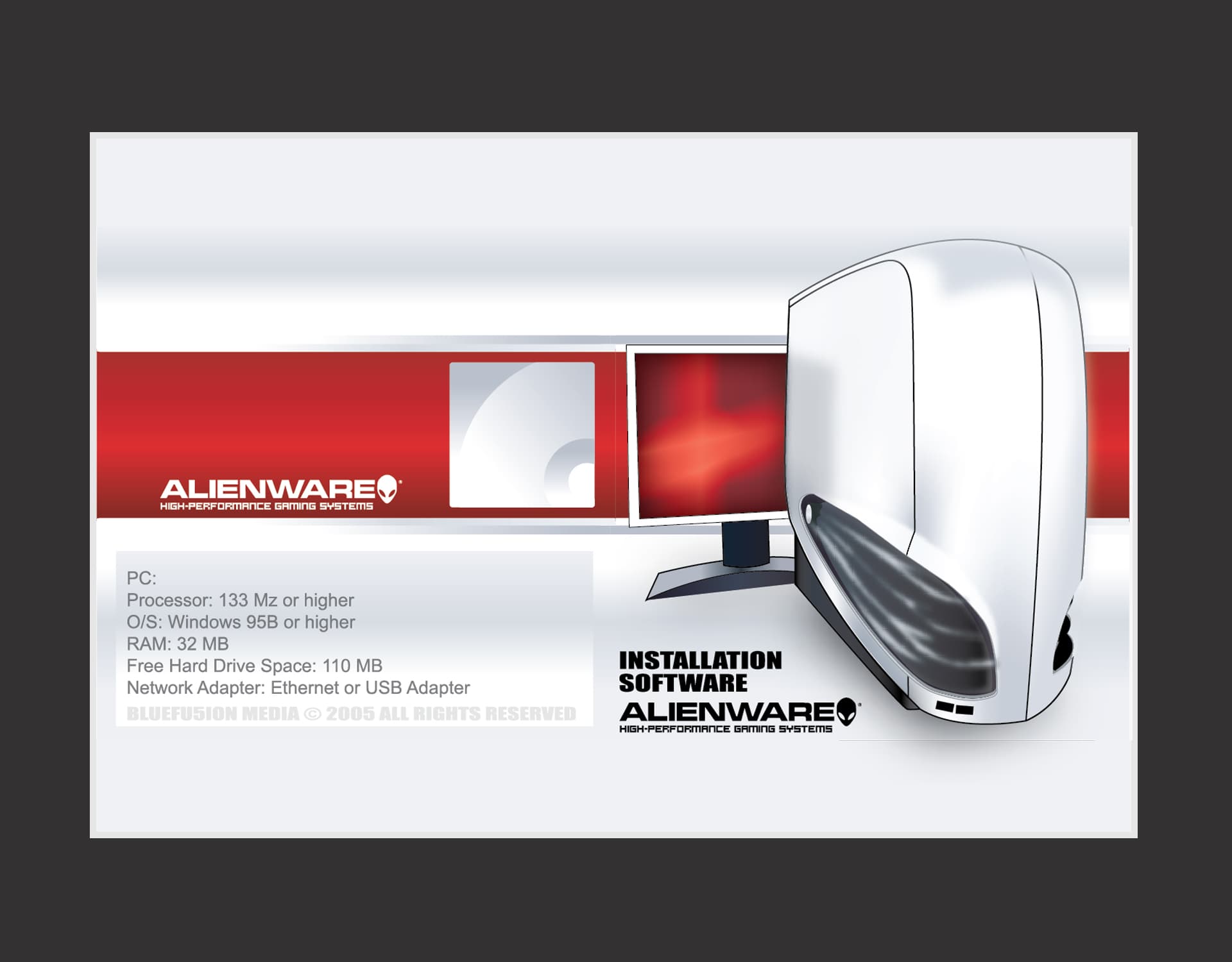 Web 1.0 Era Web Design - Alienware Illustration