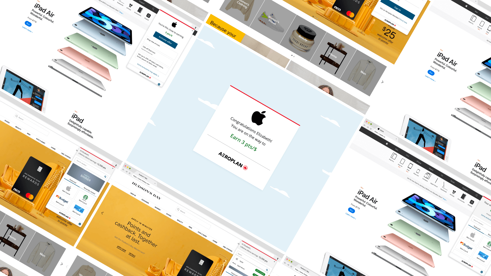 Aeroplan Shopping Button — CORS and Session Tracking